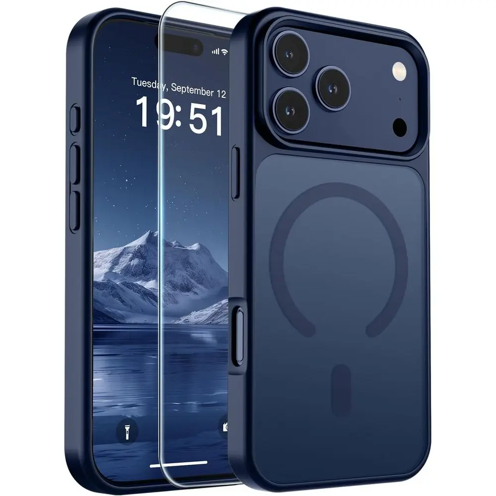Magnetic 17 Pro Case with Screen Protector (Military Grade Drop Protection) - Translucent Matte Shockproof with Anti-Fingerprint
Magnetic 17 Pro Case with Screen Protector (Military Grade Drop Protection) - Translucent Matte Shockproof with Anti-Fingerprint
