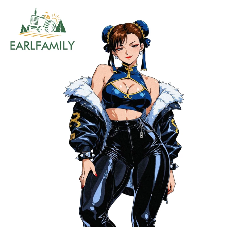 EARLFAMILY Chunli Funny Car Stickers Personal Creative Racing Drifting Motorcycle Decal Practical Waterproof ATV Custom Printing
EARLFAMILY Chunli Funny Car Stickers Personal Creative Racing Drifting Motorcycle Decal Practical Waterproof ATV Custom Printing