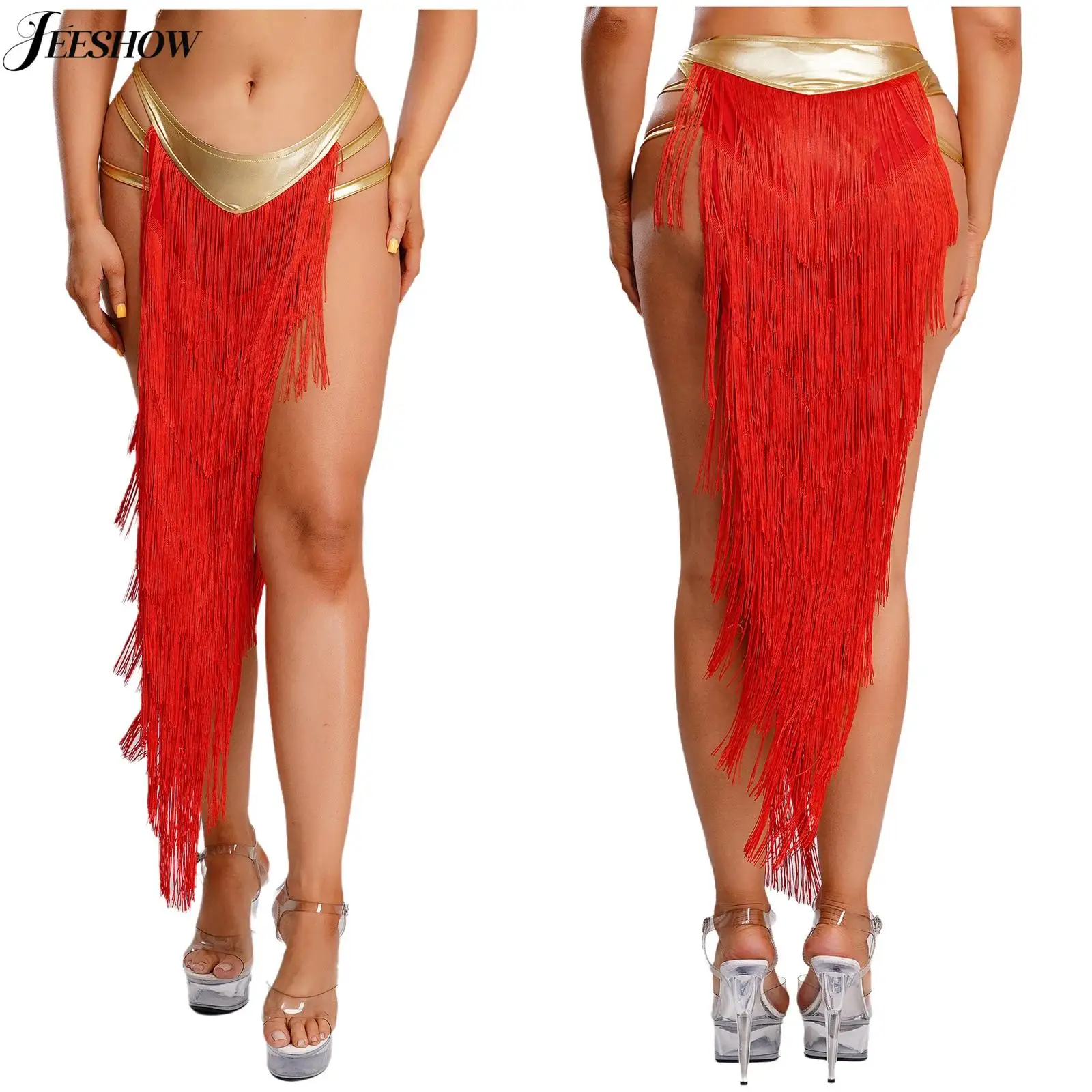 Женская юбка с бахромой для танца живота, блестящий металлический пояс, многоуровневая кисточка, нерегулярный подол, длинная юбка с боковым разрезом, костюм танцовщицы живота
Женская юбка с бахромой для танца живота, блестящий металлический пояс, многоуровневая кисточка, нерегулярный подол, длинная юбка с боковым разрезом, костюм танцовщицы живота
