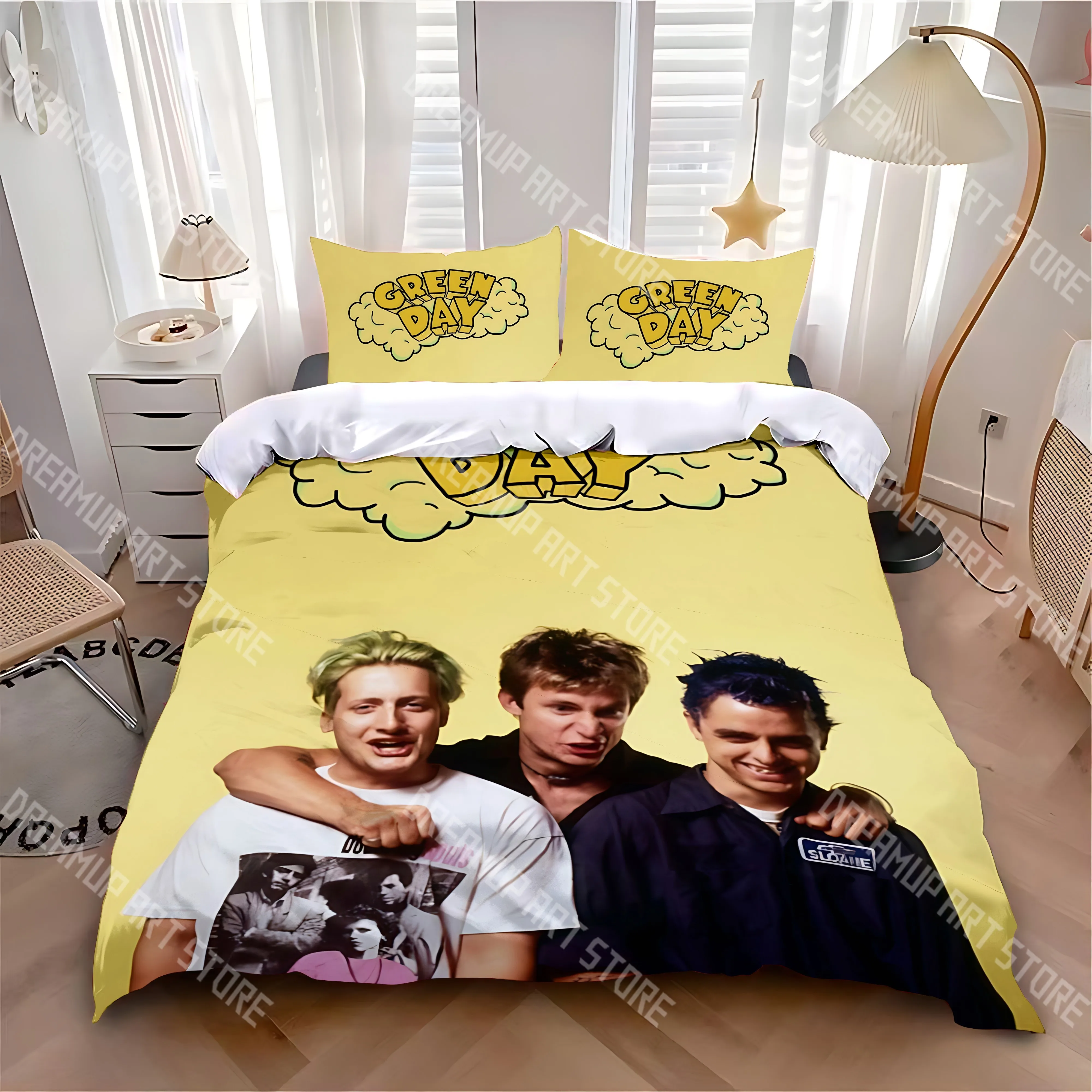 New Duvet Cover Pillowcase Bedding Set Rock Band G-Greendays Adult Boy Girl Bedroom Decoration Children Single Double Large Size
New Duvet Cover Pillowcase Bedding Set Rock Band G-Greendays Adult Boy Girl Bedroom Decoration Children Single Double Large Size