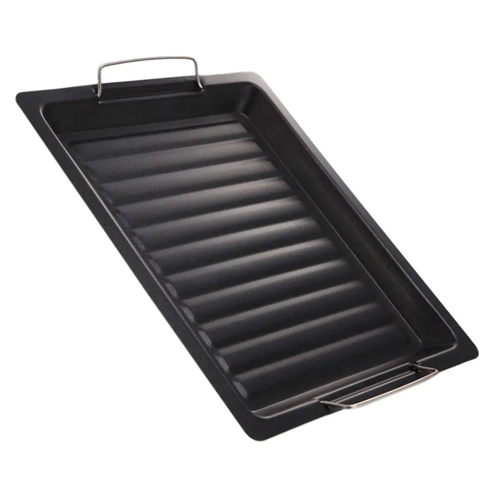 1pc Thickened Baking Tray Heavy Duty Carbon Steel Nonstick Frying Pan BBQ Grilling Supplies Compact Design Easy Cleaning
1pc Thickened Baking Tray Heavy Duty Carbon Steel Nonstick Frying Pan BBQ Grilling Supplies Compact Design Easy Cleaning