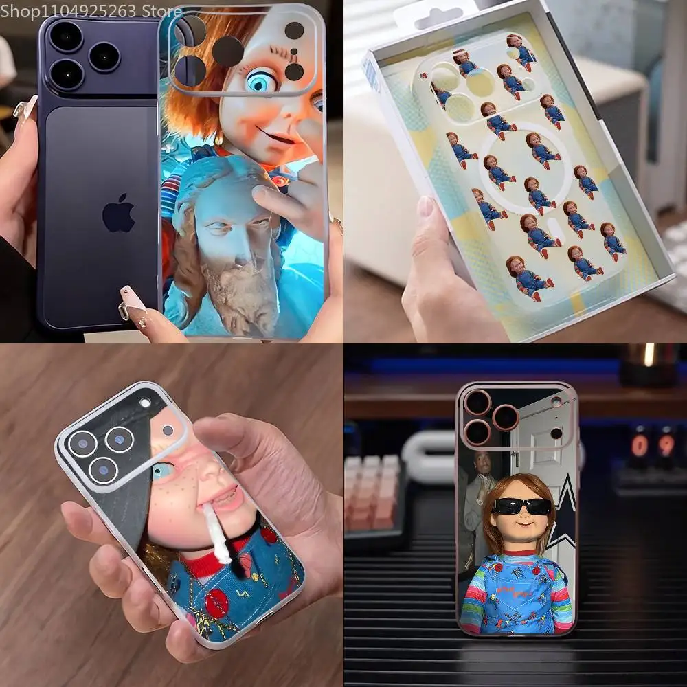 Funny C-Chucky Phone Case For iPhone 17,16,15,14,13,12,11 Pro,Max,Plus,Mini,Air,E Magnetic Magsafe Frosted Transparent 
Funny C-Chucky Phone Case For iPhone 17,16,15,14,13,12,11 Pro,Max,Plus,Mini,Air,E Magnetic Magsafe Frosted Transparent