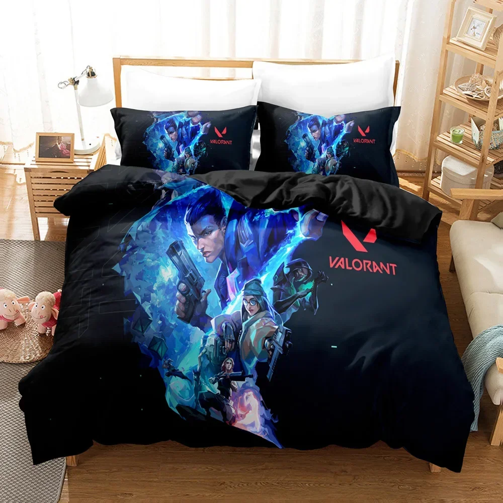 V-VALORANT Esports Duvet Cover Set Bedding Set Gaming Style Gaming Print Jett Inspired Anime Design Queen King Polyester
V-VALORANT Esports Duvet Cover Set Bedding Set Gaming Style Gaming Print Jett Inspired Anime Design Queen King Polyester