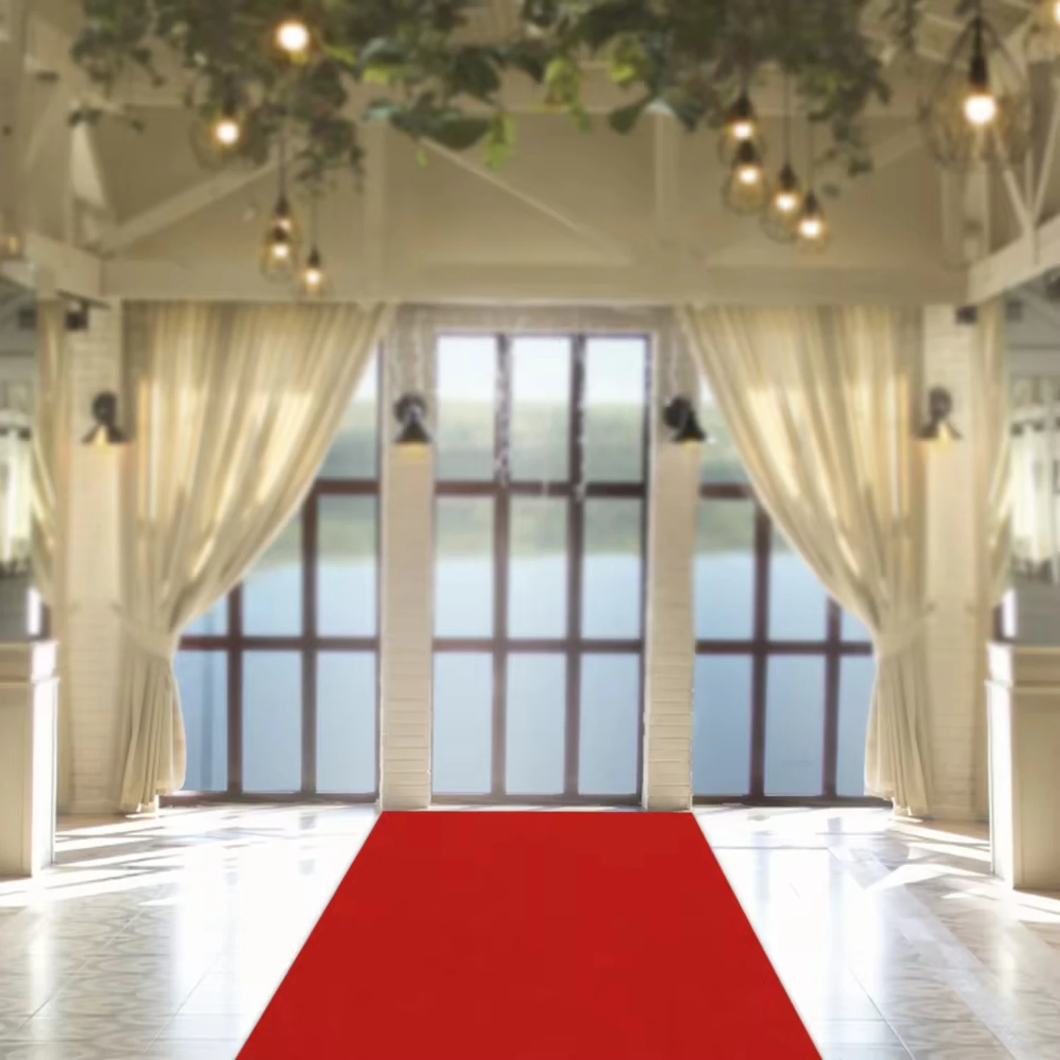 33*3ft Carpet Runner Party 360gsm Thick Polyester Fiber Aisle Runner Non-slip Runway Rug Wedding Ceremony Decor
33*3ft Carpet Runner Party 360gsm Thick Polyester Fiber Aisle Runner Non-slip Runway Rug Wedding Ceremony Decor
