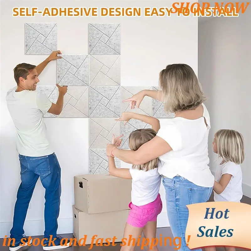 ABVB-12Pcs Acoustic Panels With Self-Adhesive, 12X12x0.4In Sound Proof Foam Panels, Sound Absorbing Tile For Walls
ABVB-12Pcs Acoustic Panels With Self-Adhesive, 12X12x0.4In Sound Proof Foam Panels, Sound Absorbing Tile For Walls