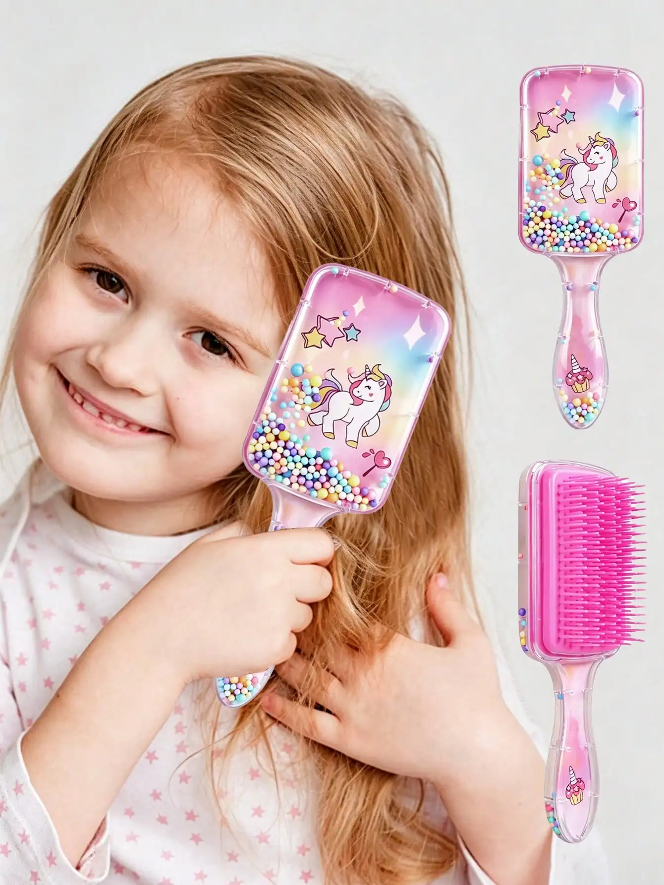 Transparent Cartoon Air Cushion Anti-Static Massage Comb, Cute Girl Hair Brush, Household & Dormitory Air Bubble Comb
Transparent Cartoon Air Cushion Anti-Static Massage Comb, Cute Girl Hair Brush, Household & Dormitory Air Bubble Comb