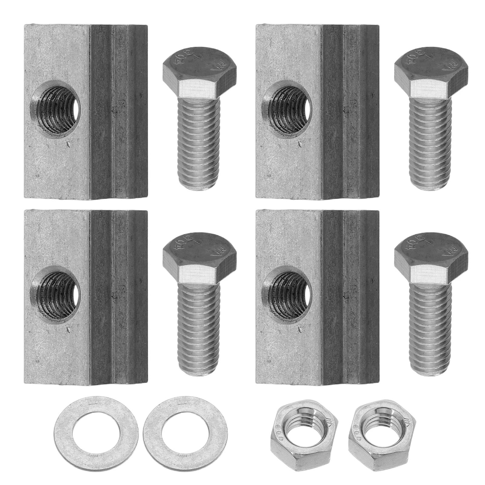 4 Sets T Slot Nuts Stainless Steel for Pickup Truck Decks Bed Rail Hardware Trailer Rack Accessories Silver Cap Compatible
4 Sets T Slot Nuts Stainless Steel for Pickup Truck Decks Bed Rail Hardware Trailer Rack Accessories Silver Cap Compatible