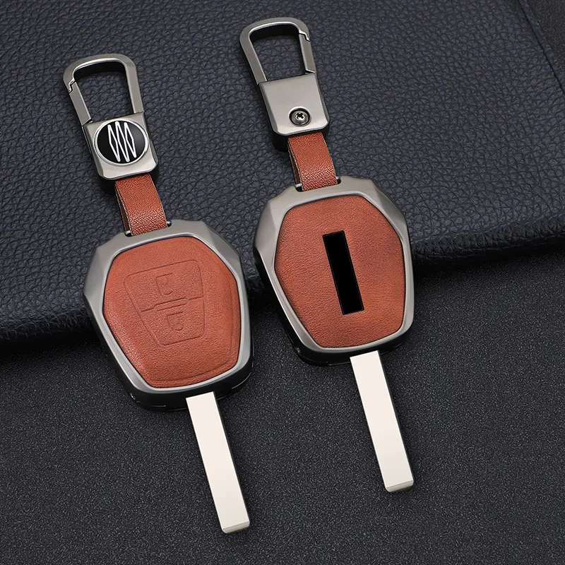 Zinc Alloy Leather Car Remote Key Fob Cover Case Protector Holder Shell for Isuzu D-max Mux Truck Dmax Auto Keychain Accessories
Zinc Alloy Leather Car Remote Key Fob Cover Case Protector Holder Shell for Isuzu D-max Mux Truck Dmax Auto Keychain Accessories
