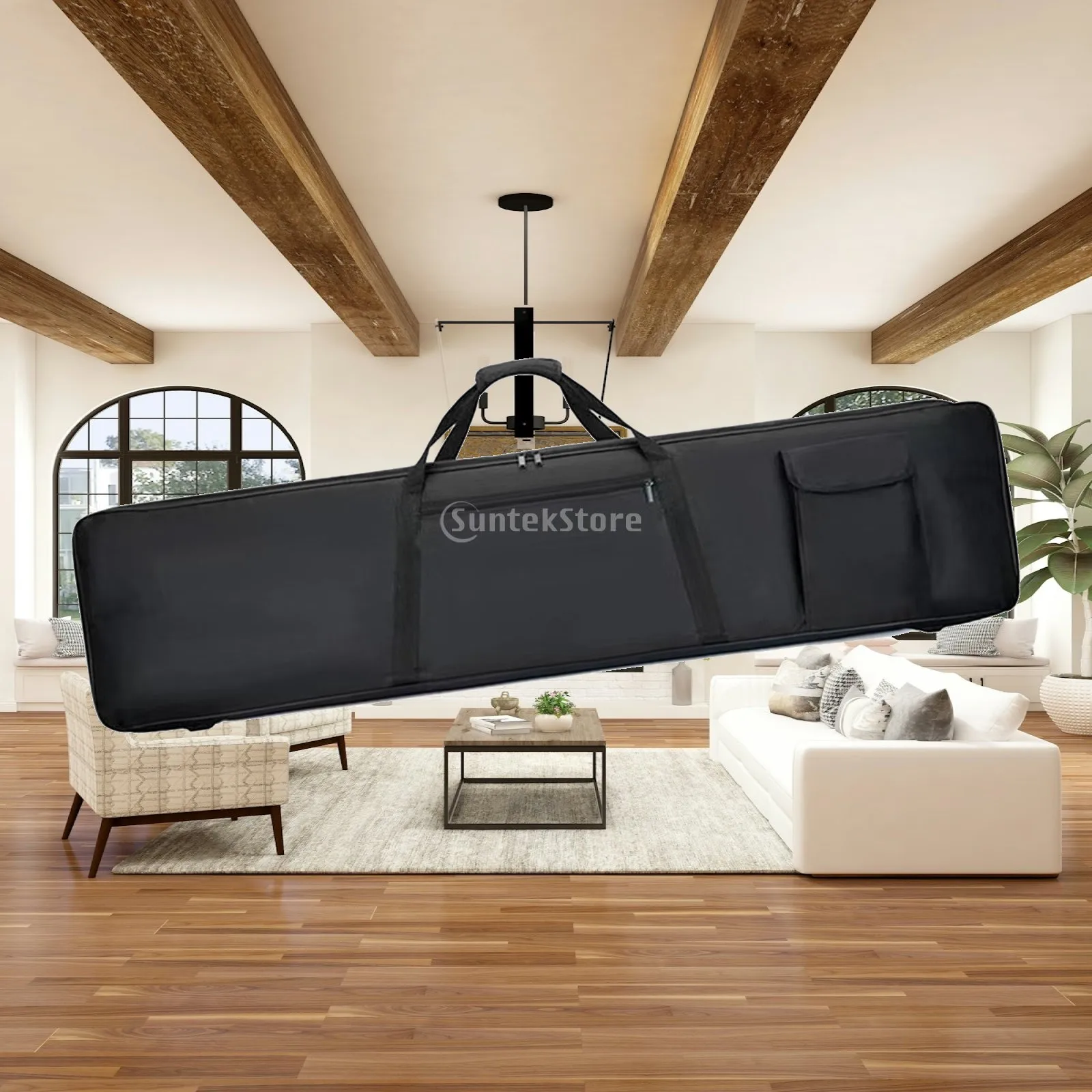 Electric Piano Keyboard Bag Padded Oxford Cloth Storage Pocket Easy Carry Handle for Piano Rack Holder Accessories
Electric Piano Keyboard Bag Padded Oxford Cloth Storage Pocket Easy Carry Handle for Piano Rack Holder Accessories