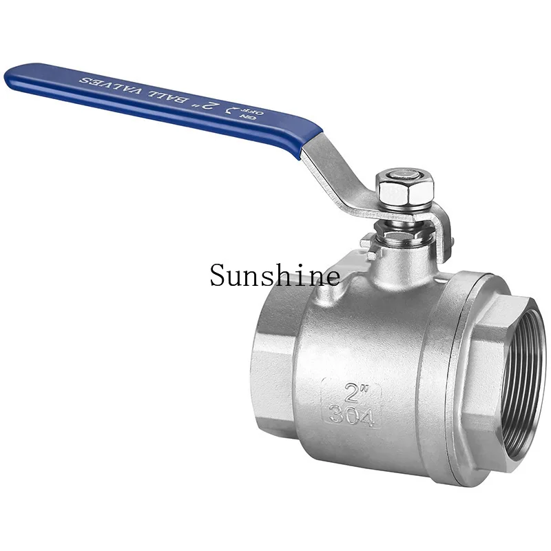 Thread interface Stainless steel two-piece ball valve 316 internal thread 2 points
Thread interface Stainless steel two-piece ball valve 316 internal thread 2 points
