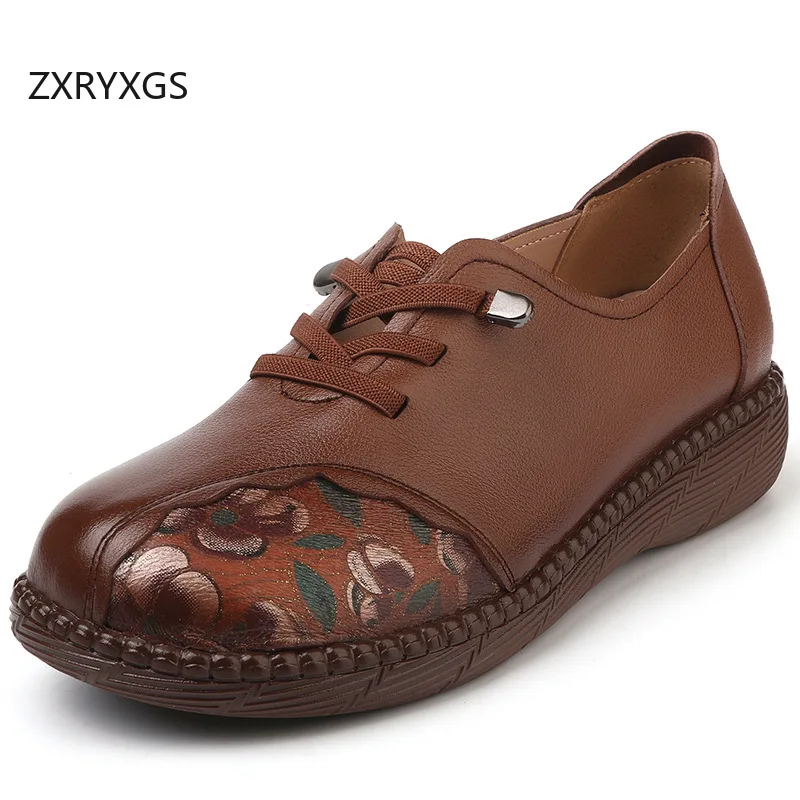 ZXRYXGS Premium Cowhide Printing Women Fashion Sneakers Flat Shoes 2025 New Spring Large Size Temperament Elegant Trendy Shoes
ZXRYXGS Premium Cowhide Printing Women Fashion Sneakers Flat Shoes 2025 New Spring Large Size Temperament Elegant Trendy Shoes