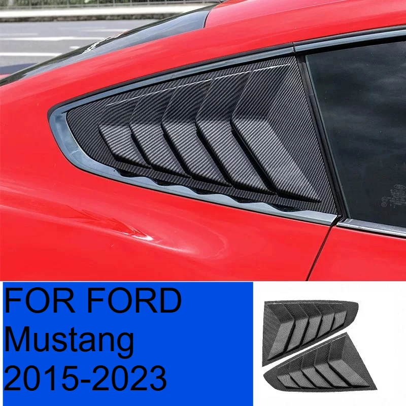 FOR FORD Mustang 2015-2024 rear window louver modification fake air outlet decorative accessories CAR Styling
FOR FORD Mustang 2015-2024 rear window louver modification fake air outlet decorative accessories CAR Styling