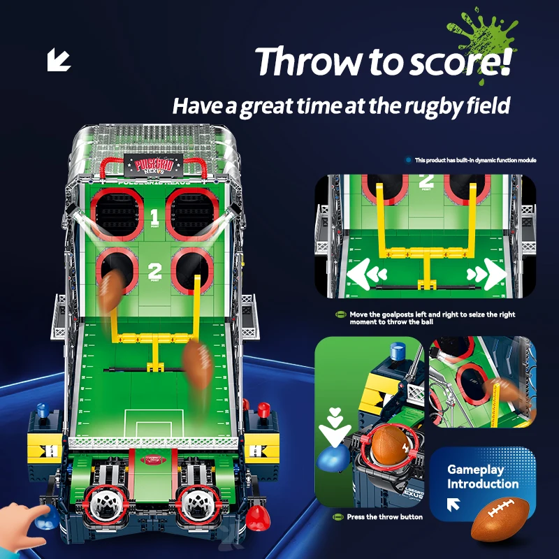 Креативный настольный игровой набор «Регби»: конструктор из 2272 деталей, настольная игра для всей семьи, DIY-игрушка для мальчиков и детей
Креативный настольный игровой набор «Регби»: конструктор из 2272 деталей, настольная игра для всей семьи, DIY-игрушка для мальчиков и детей