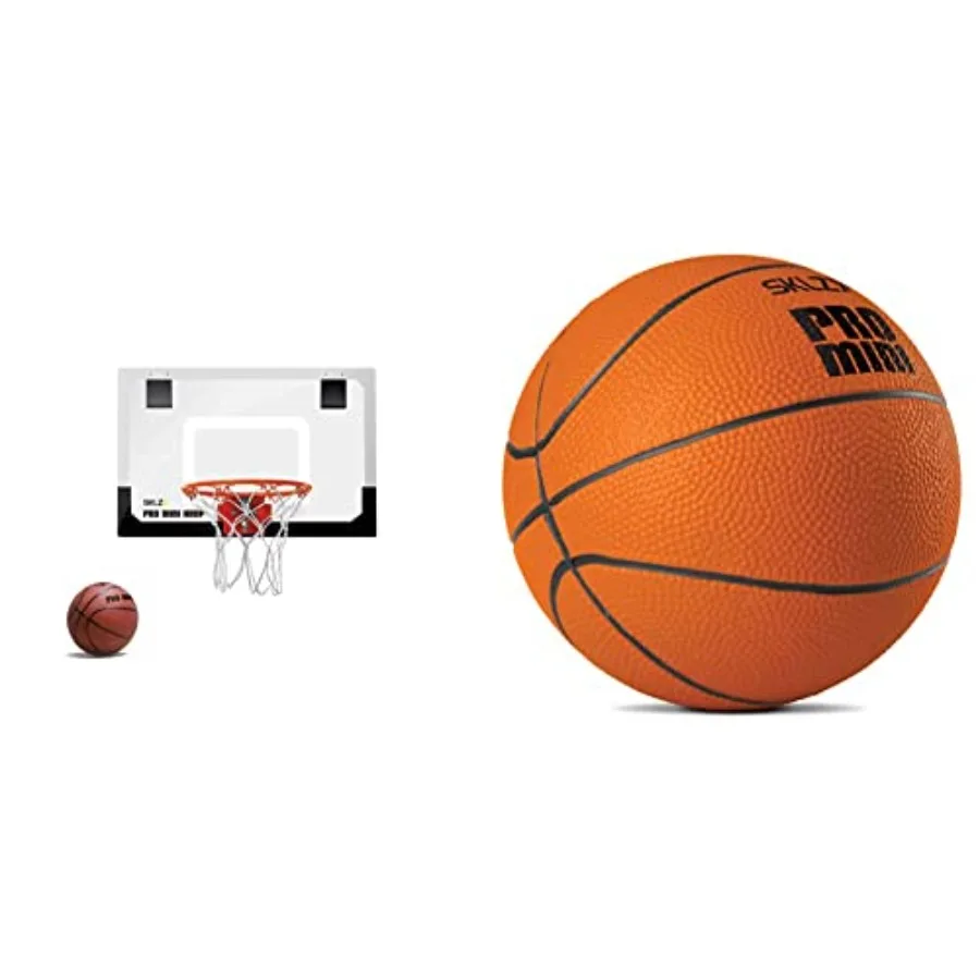 Pro Mini Basketball Hoop with Ball, Standard 18 x 12 inches and Pro Mini Hoop 5-inch Foam Basketball, Orange
Pro Mini Basketball Hoop with Ball, Standard 18 x 12 inches and Pro Mini Hoop 5-inch Foam Basketball, Orange