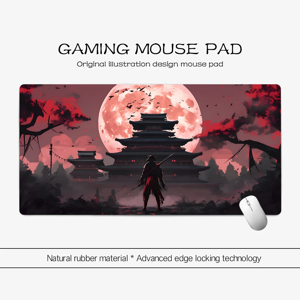 Japanese Samurai series oversized mouse pad Multi-model rubber non-slip gaming pads laptop protection mat Computer accessories
Japanese Samurai series oversized mouse pad Multi-model rubber non-slip gaming pads laptop protection mat Computer accessories