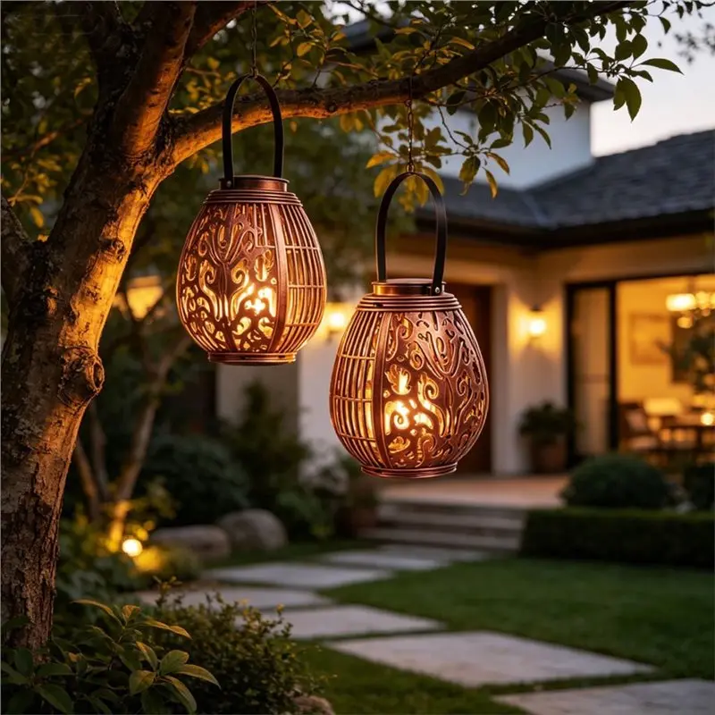 CYCLI-Retro Design For Yard Table Patio Solar Lanterns 2PCS Outdoor Garden Hanging Vintage Style Lighting
CYCLI-Retro Design For Yard Table Patio Solar Lanterns 2PCS Outdoor Garden Hanging Vintage Style Lighting