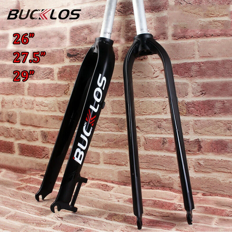 BUCKLOS MTB Fork 26 27.5 29 Bicycle Rigid Fork Universal Aluminum Alloy Straight Tube Fork with Disc Brake Mountain Bike Part
BUCKLOS MTB Fork 26 27.5 29 Bicycle Rigid Fork Universal Aluminum Alloy Straight Tube Fork with Disc Brake Mountain Bike Part