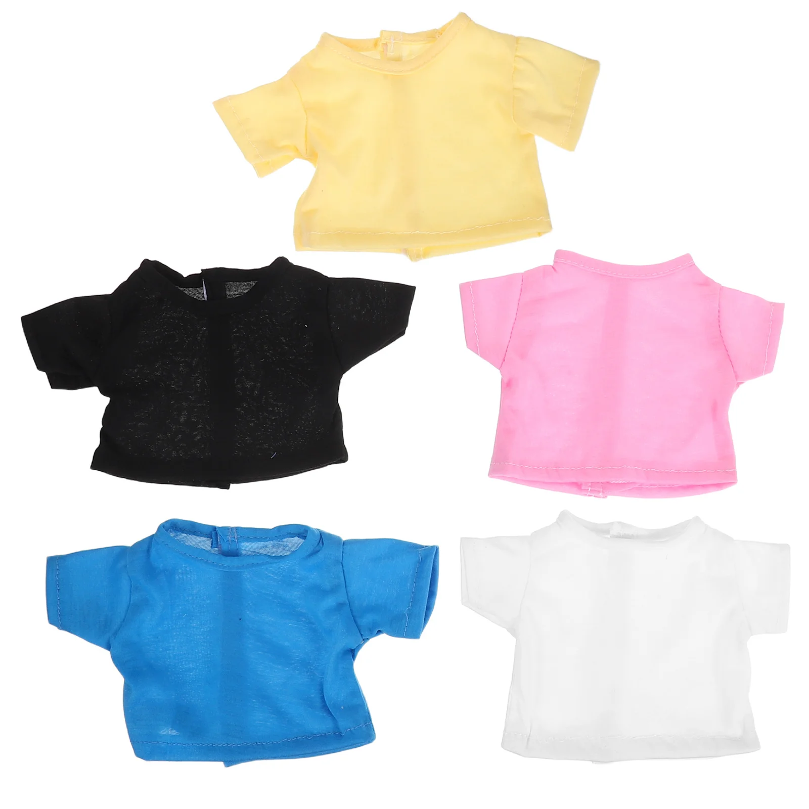 5Pcs Compact T Shirt Clothes 18 Inch Bear Accessory Solid Color Soft Material Short Sleeve Stylish Outfit for Action Animal
5Pcs Compact T Shirt Clothes 18 Inch Bear Accessory Solid Color Soft Material Short Sleeve Stylish Outfit for Action Animal
