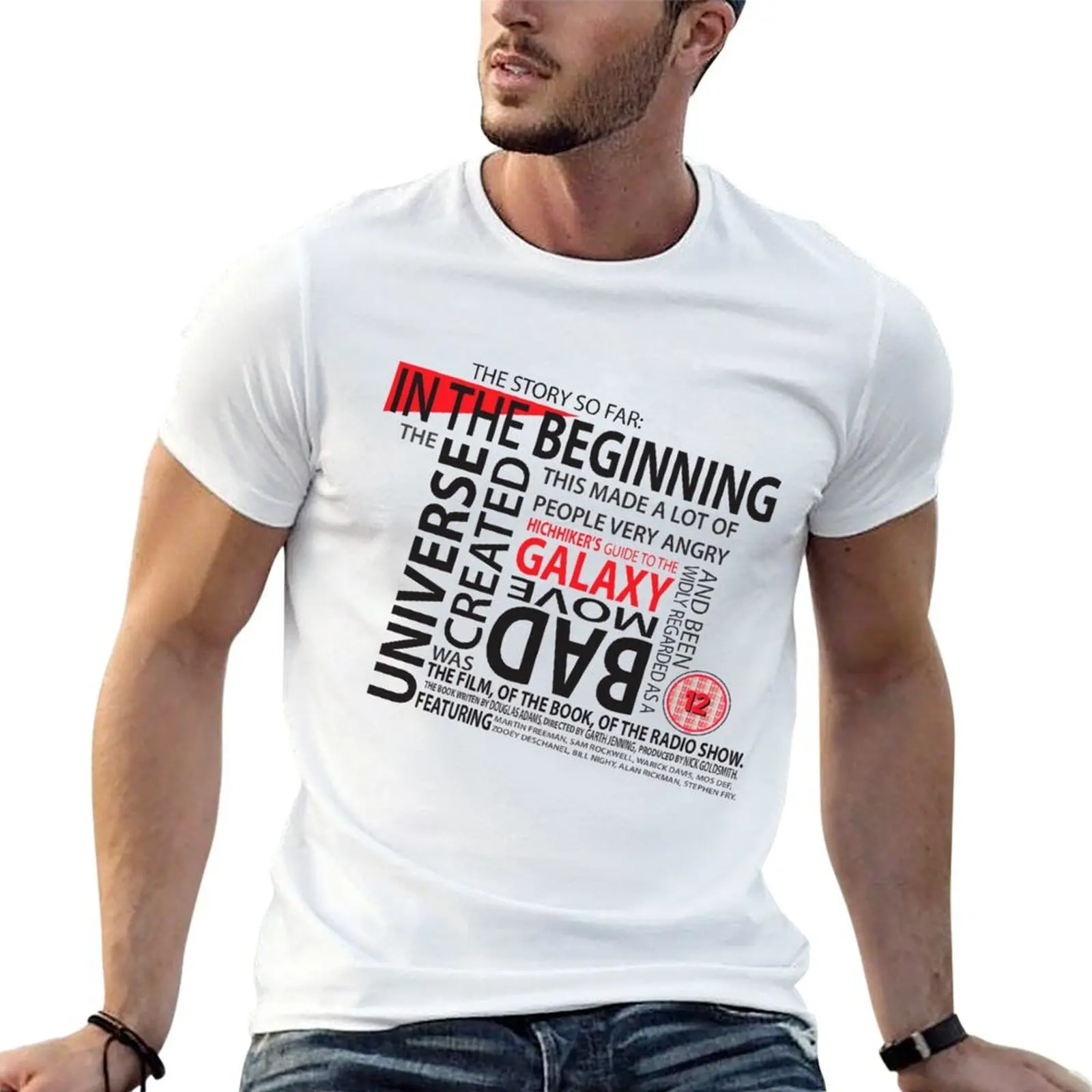 Hitchhichers Guide to the Galaxy Typographical Design T-Shirt man t shirts for men casual T-Shirt
Hitchhichers Guide to the Galaxy Typographical Design T-Shirt man t shirts for men casual T-Shirt