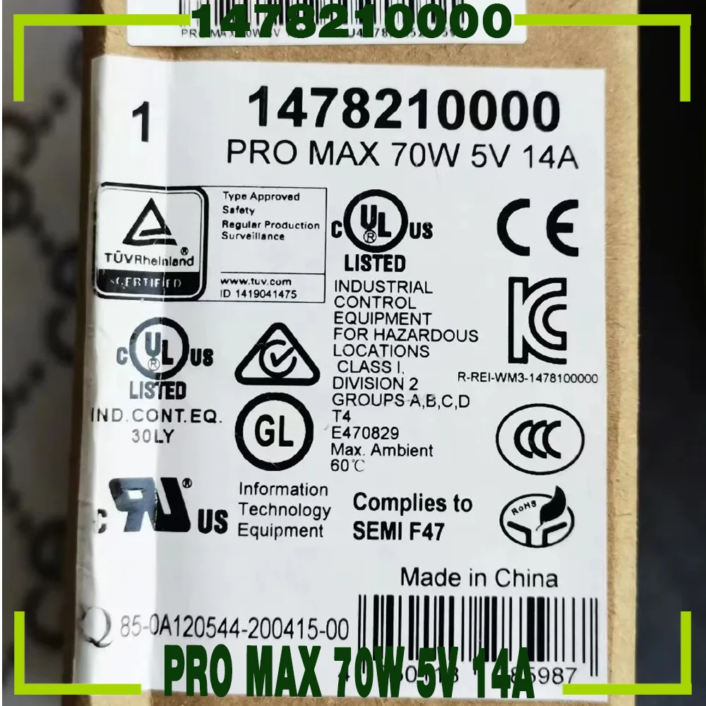 Для импульсного источника питания Weidmuller PRO MAX 70 Вт 5 В 14 А 1478210000
Для импульсного источника питания Weidmuller PRO MAX 70 Вт 5 В 14 А 1478210000