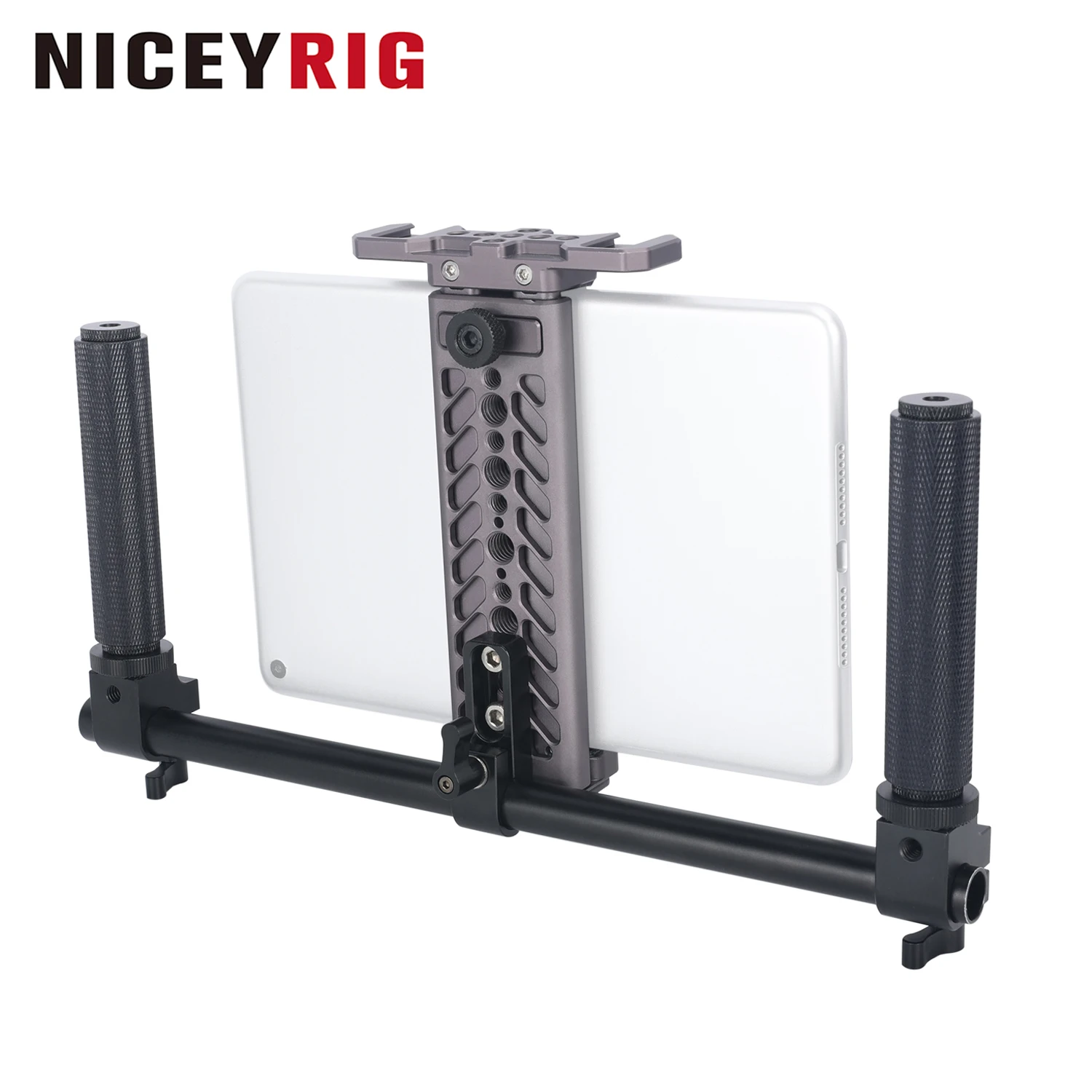 NICEYRIG Tablet Tripod Mount Handheld Video Holder Kit for iPad mini 7.9/ Air 10.5 10.9/ Pro 11 12.9, Galaxy Tab S8/S7/S6
NICEYRIG Tablet Tripod Mount Handheld Video Holder Kit for iPad mini 7.9/ Air 10.5 10.9/ Pro 11 12.9, Galaxy Tab S8/S7/S6
