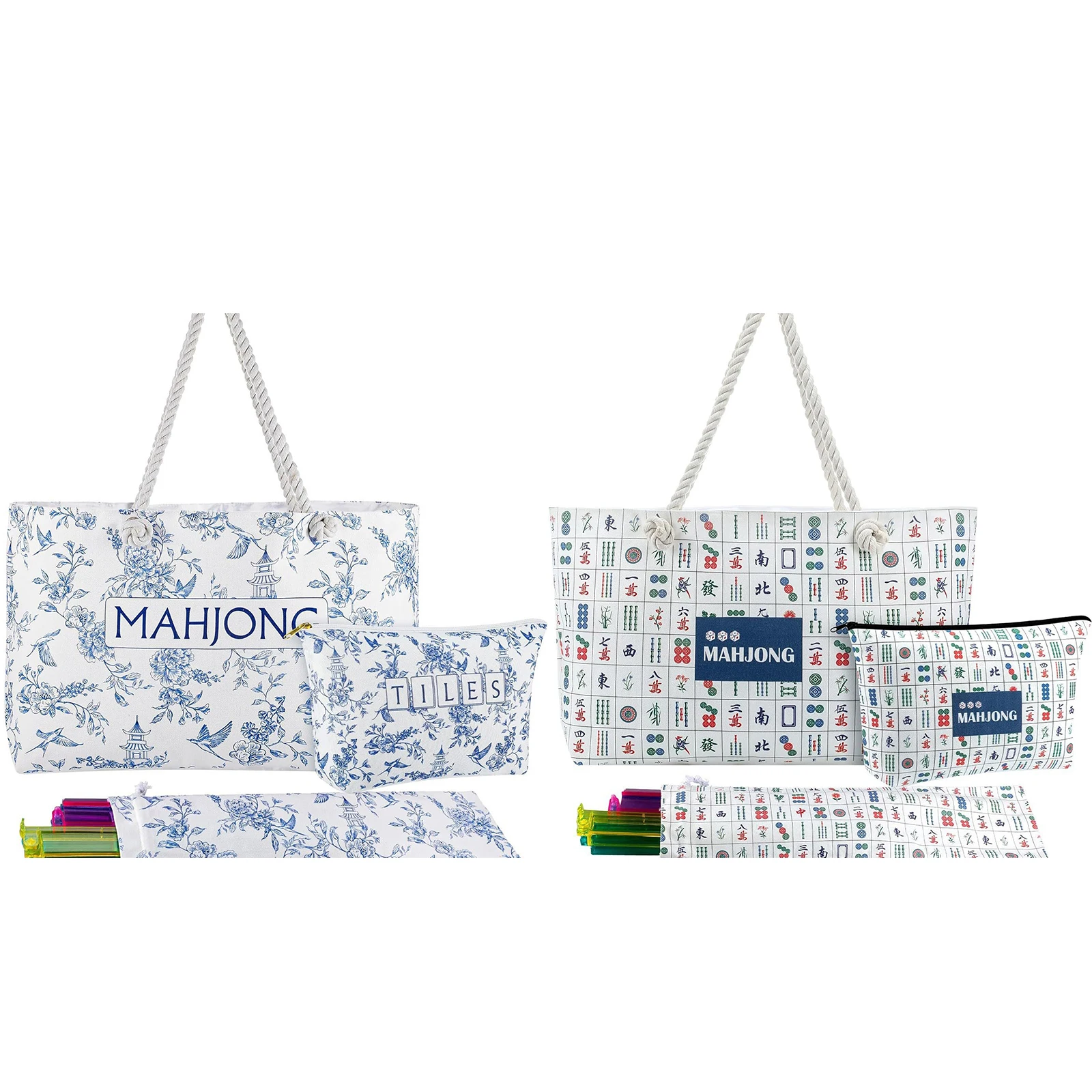 Empty Mahjong Bags Set Blue Printed 24x13x4.7 Inch Mahjong Carrying Bag for Game Player Lover Gift Daily Storage Carry
Empty Mahjong Bags Set Blue Printed 24x13x4.7 Inch Mahjong Carrying Bag for Game Player Lover Gift Daily Storage Carry