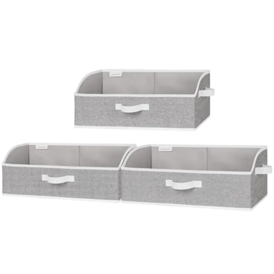 Closet Storage Bins, Trapezoid Organizer Box for Shees, Fabric Clothes Bin, Foldable Organizing Baskets with Handles, Large, Gr
Closet Storage Bins, Trapezoid Organizer Box for Shees, Fabric Clothes Bin, Foldable Organizing Baskets with Handles, Large, Gr