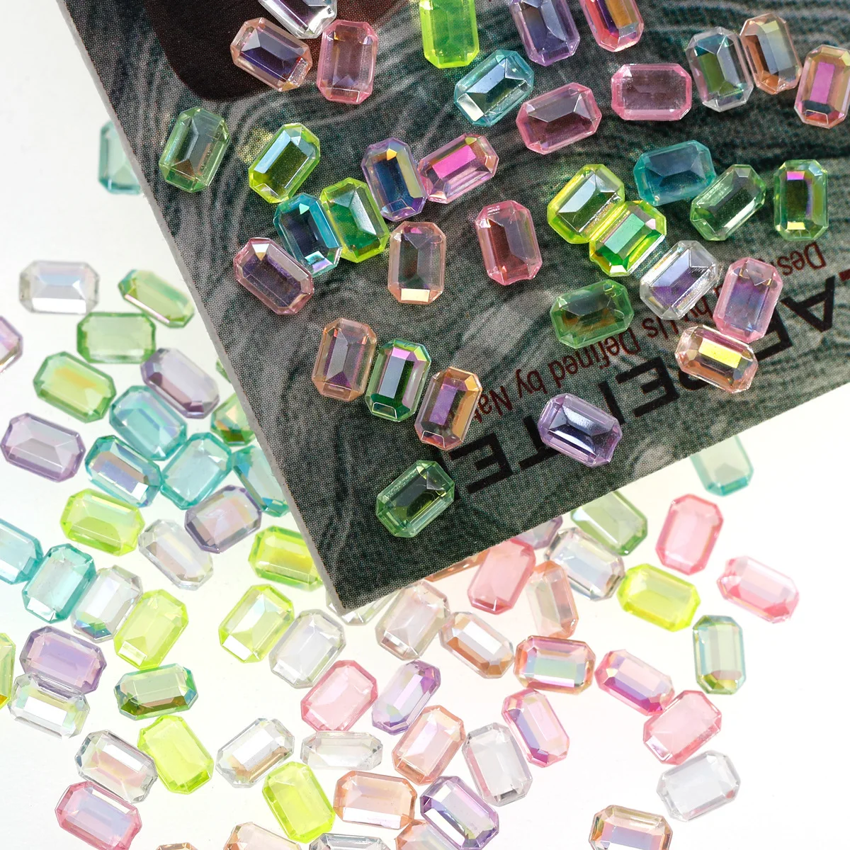 100PCS Transparent 3D Elongated Octagon Crystal Nail Art Rhinestone Accessories For Nails Decoration Manicure Material Supplies
100PCS Transparent 3D Elongated Octagon Crystal Nail Art Rhinestone Accessories For Nails Decoration Manicure Material Supplies