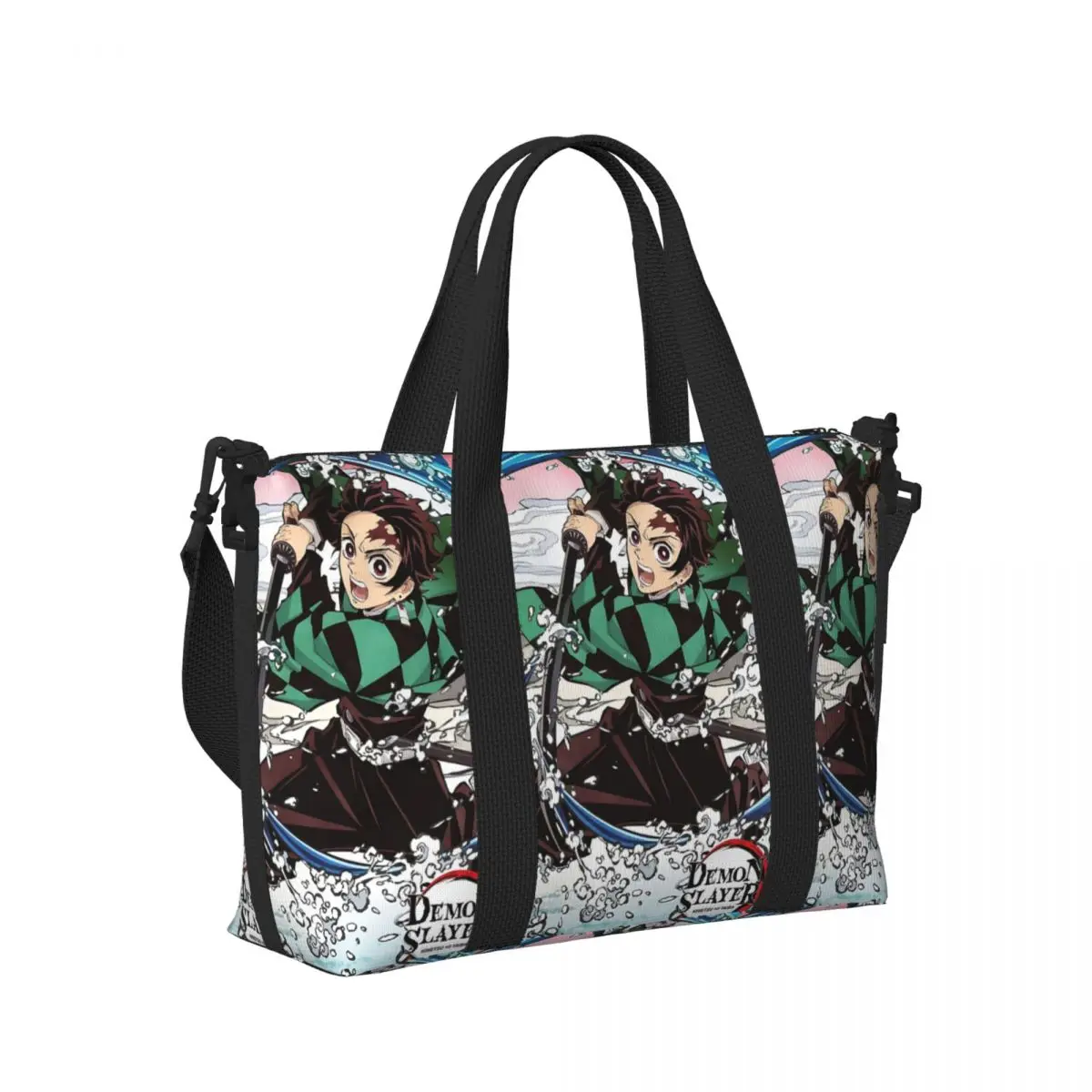 Demon Slayer Kimetsu No Yaiba Kamado Tanjirou Beach Travel Bag Large Capacity Tote Bag for Gym Yoga Shopping Duffle Shoulder Bag 
Demon Slayer Kimetsu No Yaiba Kamado Tanjirou Beach Travel Bag Large Capacity Tote Bag for Gym Yoga Shopping Duffle Shoulder Bag