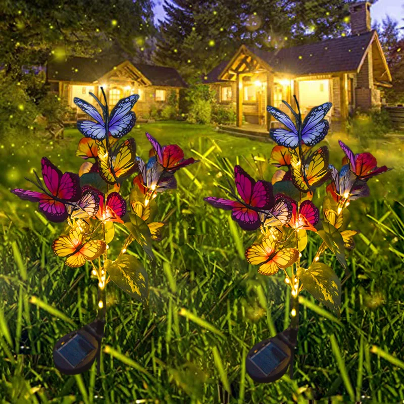 Solar Simulation Butterfly Lawn Lights Ground Plug Garden Lights Ramadan Decoration Wedding Butterfly Party Courtyard Decor
Solar Simulation Butterfly Lawn Lights Ground Plug Garden Lights Ramadan Decoration Wedding Butterfly Party Courtyard Decor