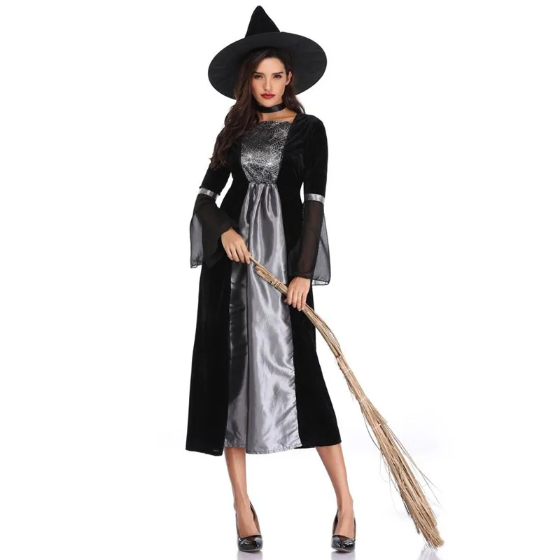 Adult Halloween Witch Costume Evil Master Role Play Outfit Women's Traditional Ethnic Stage Clothing 31%-50% Content
Adult Halloween Witch Costume Evil Master Role Play Outfit Women's Traditional Ethnic Stage Clothing 31%-50% Content