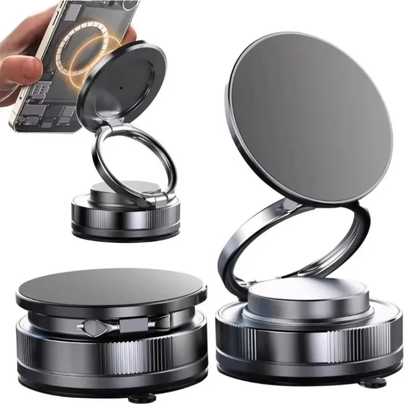 2026 New Vacuum Magnetic Phone Holder for Car - Suction Cup Phone Mount for MagSafe, 360° Rotatable Portable Strong Magnet Stand
2026 New Vacuum Magnetic Phone Holder for Car - Suction Cup Phone Mount for MagSafe, 360° Rotatable Portable Strong Magnet Stand