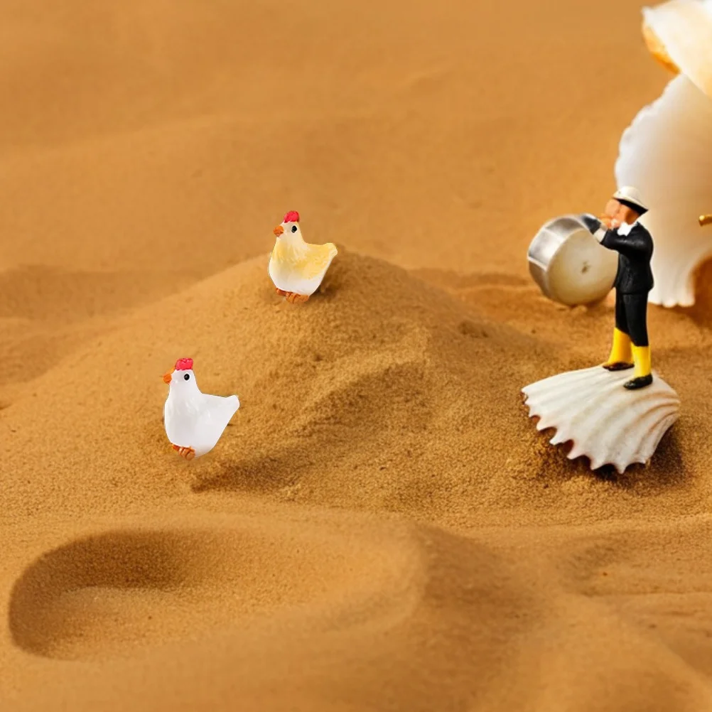 40pcs Micro Landscape Chicken: Mini Resin Hen Rooster Figurines Realistic Farm Animals Decor For Garden Bookshelf
40pcs Micro Landscape Chicken: Mini Resin Hen Rooster Figurines Realistic Farm Animals Decor For Garden Bookshelf