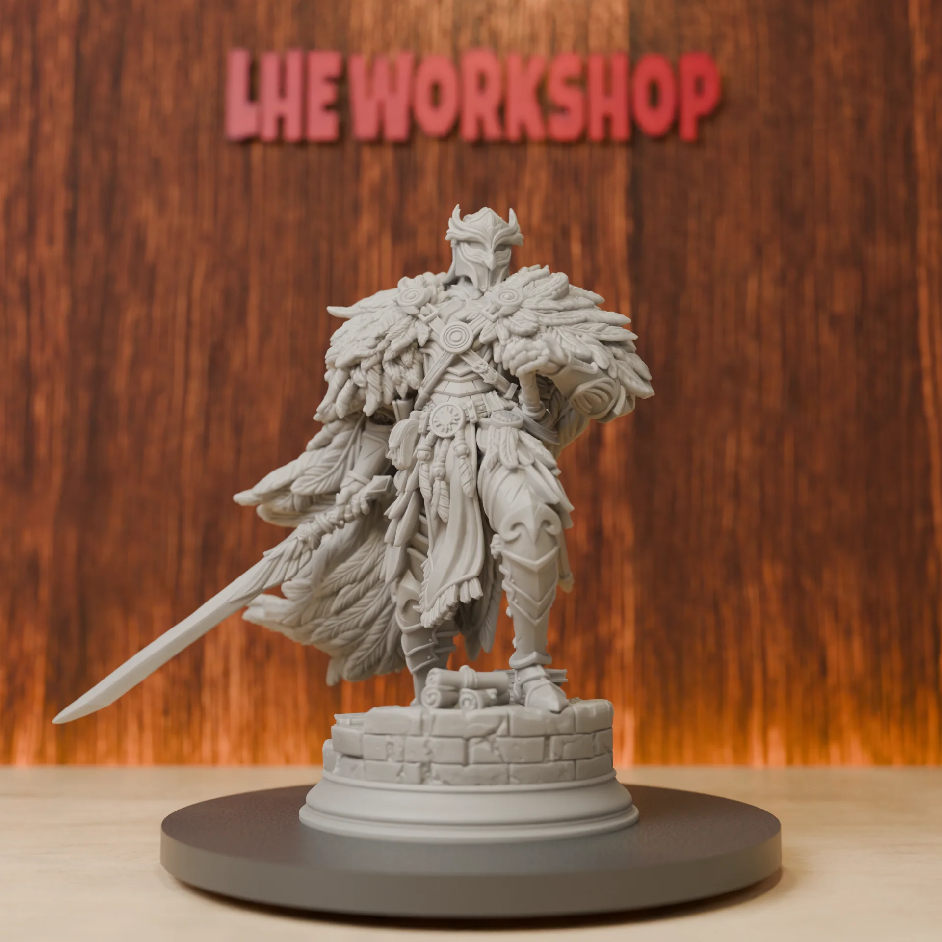 Knight of the Owl Miniatures | 28mm-75mm | Resin 3D Printed DND Pathfinder Mini | Unpainted Grey
Knight of the Owl Miniatures | 28mm-75mm | Resin 3D Printed DND Pathfinder Mini | Unpainted Grey