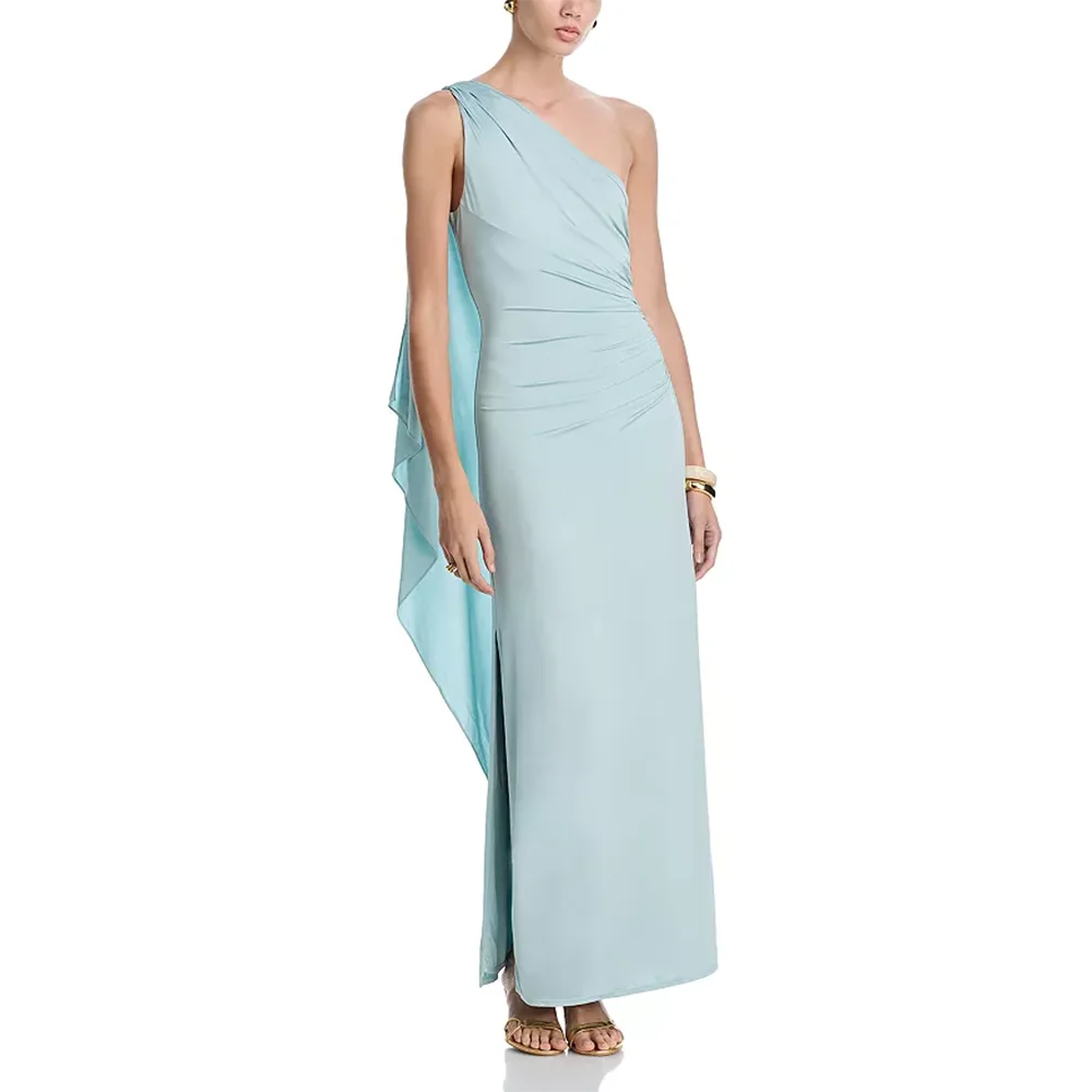 Casual Party Dress Simple One Shoulder Sleeveless Prom Gowns Customized Women Straight Ankle Lenght Evenning Dress
Casual Party Dress Simple One Shoulder Sleeveless Prom Gowns Customized Women Straight Ankle Lenght Evenning Dress