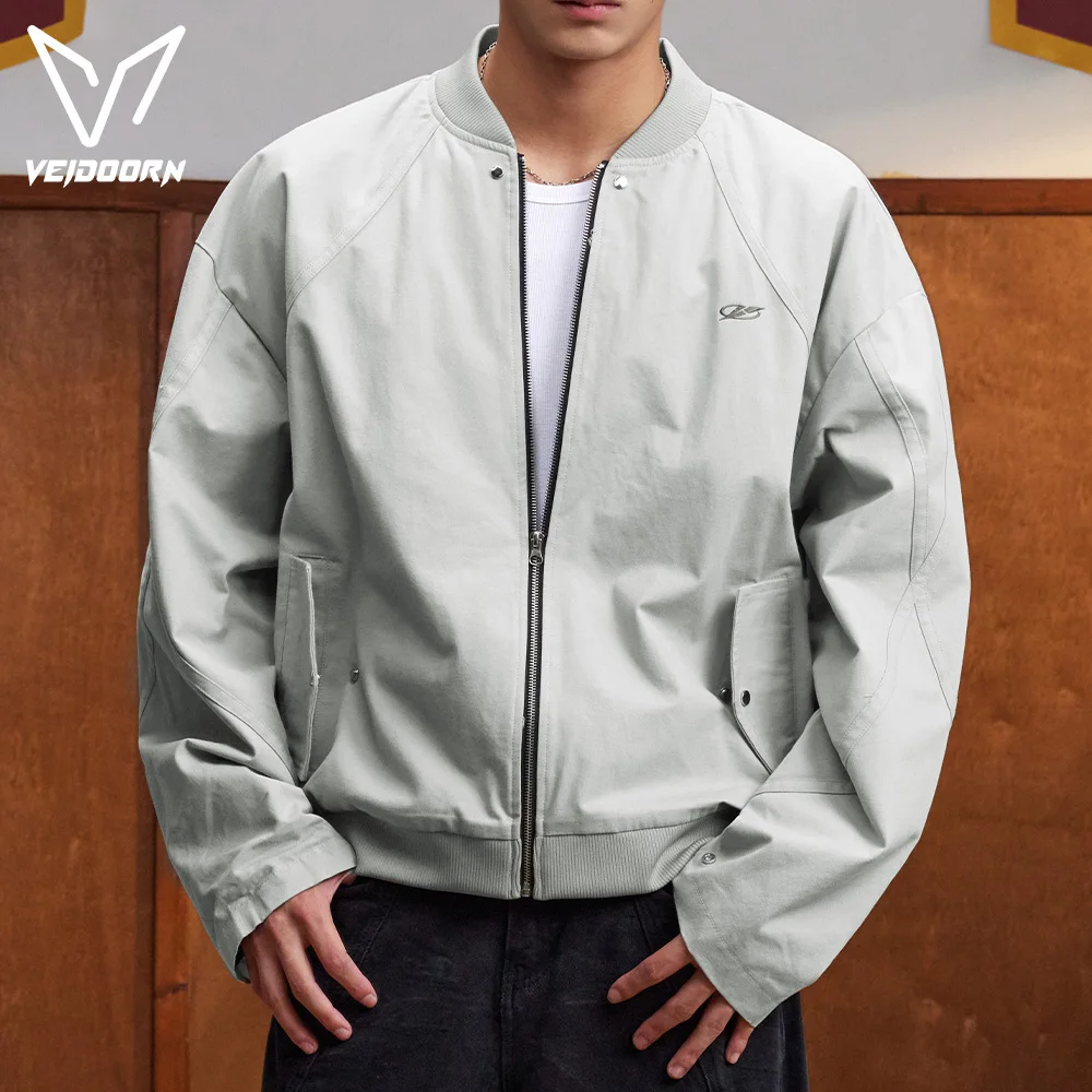 Veidoorn Men's Autumn Casual Jacket Loose Fit Sporty Zip Up Windbreaker Lightweight Outdoor Streetwear Coat
Veidoorn Men's Autumn Casual Jacket Loose Fit Sporty Zip Up Windbreaker Lightweight Outdoor Streetwear Coat