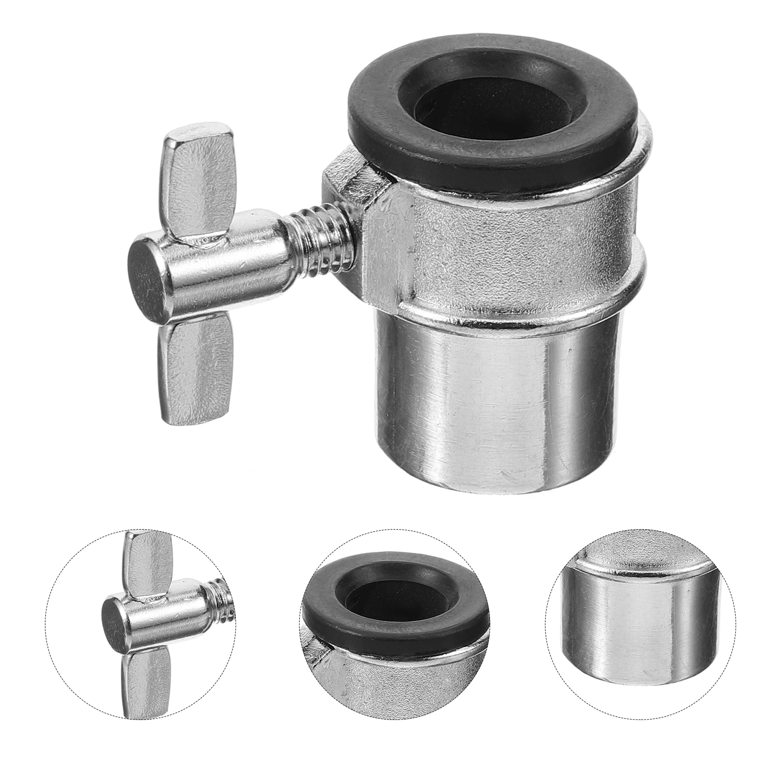 Drum Stand Interface Adjuster 19-22MM Silver Drum Bracket Connector Wing Screw Percussion Part Replacement Mount Accessory
Drum Stand Interface Adjuster 19-22MM Silver Drum Bracket Connector Wing Screw Percussion Part Replacement Mount Accessory