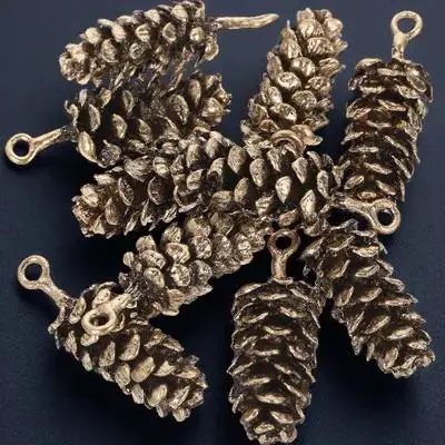 10pcs Alloy Pendant Charms Gold Tone Small Hanging Decor DIY Jewelry Supplies Necklace Making Accessories Pine Cone Shape Trays
10pcs Alloy Pendant Charms Gold Tone Small Hanging Decor DIY Jewelry Supplies Necklace Making Accessories Pine Cone Shape Trays