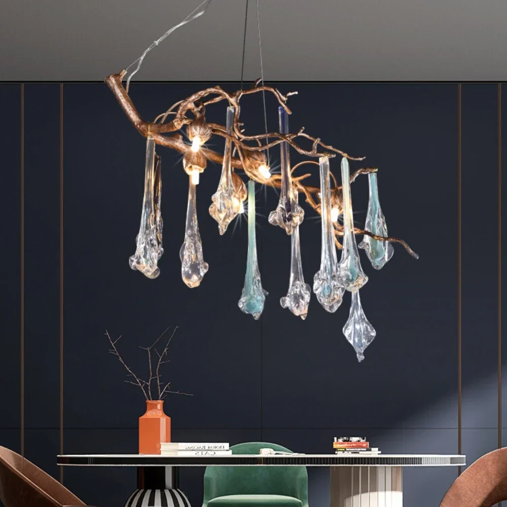 *All Copper Light Luxury Style Hotel Coffee Shop Crystal Chandelier Water Drop Pendant Branch Living Room Dining-Room Lamp
*All Copper Light Luxury Style Hotel Coffee Shop Crystal Chandelier Water Drop Pendant Branch Living Room Dining-Room Lamp