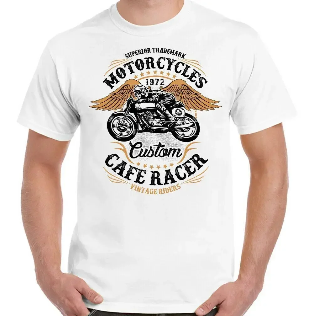 Motorcycle Printed T-Shirt Men Summer 100% Cotton Coffee Racing Streetwear Loose Comfortable Breathable Round Neck Short Sleeve
Motorcycle Printed T-Shirt Men Summer 100% Cotton Coffee Racing Streetwear Loose Comfortable Breathable Round Neck Short Sleeve