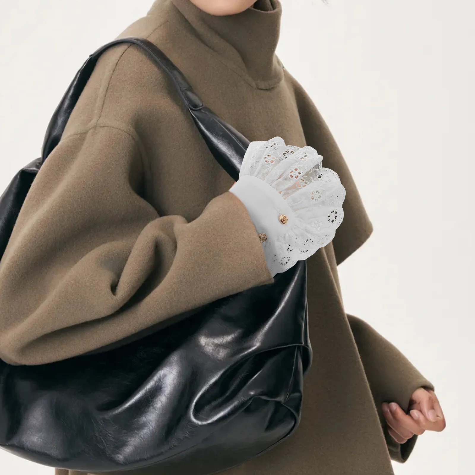 1 Pair White Lace Wrist Cuffs Detachable Faux Sleeves Floral Trim Sleeve Accessories For Shirts Blouses Coats Lightweight
1 Pair White Lace Wrist Cuffs Detachable Faux Sleeves Floral Trim Sleeve Accessories For Shirts Blouses Coats Lightweight