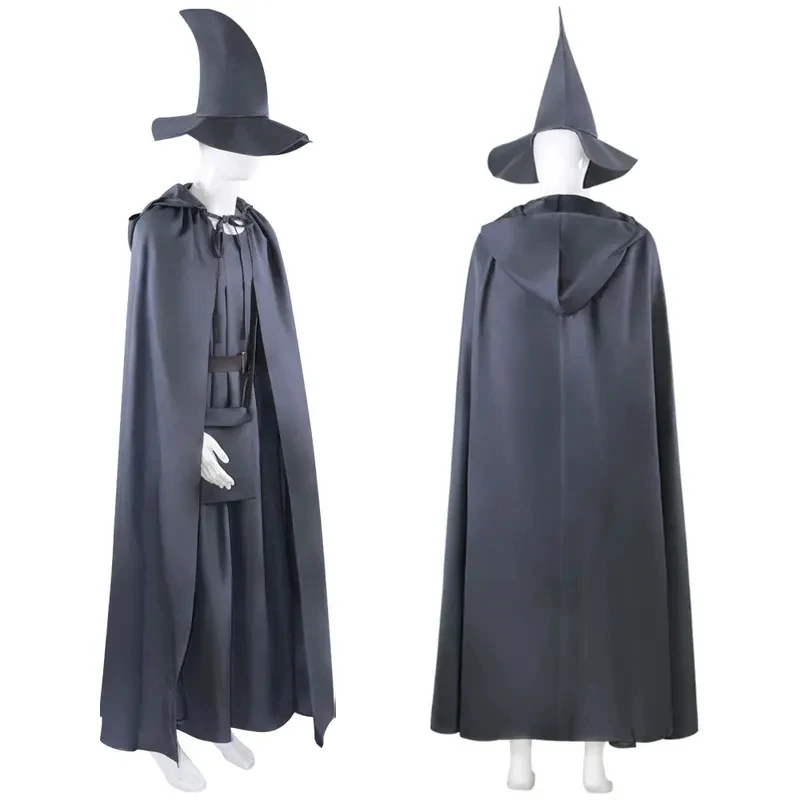 A'2\d,Anime Gandalf Wizard Cosplay Costume Hobbit Long Gray Cloak Jumpsuit with Hat Belt Halloween Fancy Dress for Man5,j'8.k/4\
A'2\d,Anime Gandalf Wizard Cosplay Costume Hobbit Long Gray Cloak Jumpsuit with Hat Belt Halloween Fancy Dress for Man5,j'8.k/4\