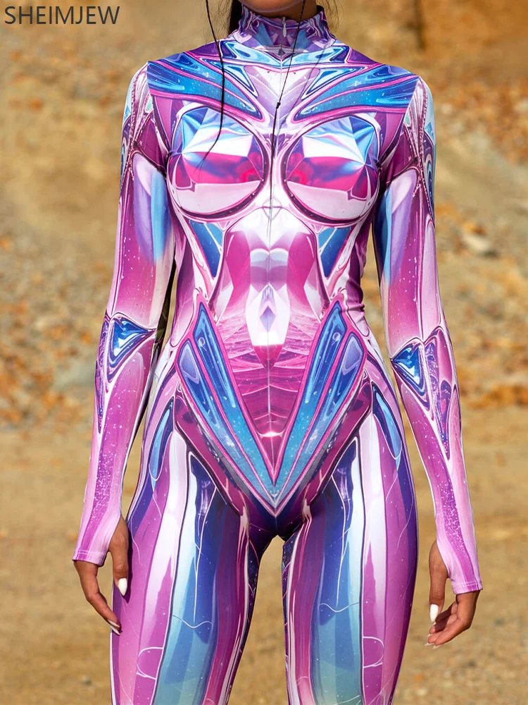 AA1 Unisex Gem Robot Cosplay Jumpsuit Halloween Colorful Crystal Print Bodysuit Punk Morphsuit Holiday Party Zentai Suit Outfit
AA1 Unisex Gem Robot Cosplay Jumpsuit Halloween Colorful Crystal Print Bodysuit Punk Morphsuit Holiday Party Zentai Suit Outfit