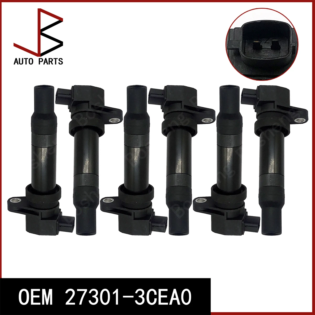 New 6 Pieces/set OEM 27301-3CEA0 273013CEA0 27301 3CEA0 JM5380 Ignition Coil for HYUNDAI GRANDEUR 2003-2012 SONATA V 2004-2014
New 6 Pieces/set OEM 27301-3CEA0 273013CEA0 27301 3CEA0 JM5380 Ignition Coil for HYUNDAI GRANDEUR 2003-2012 SONATA V 2004-2014