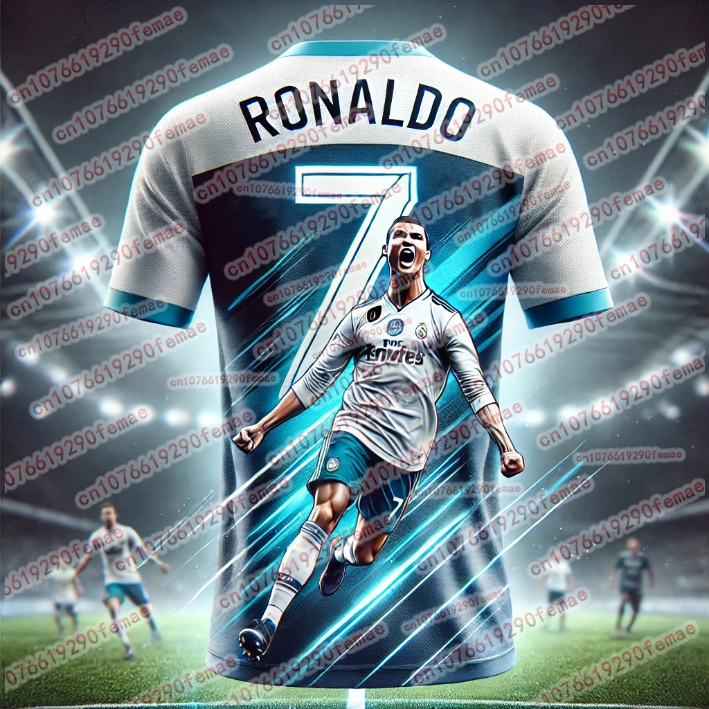 Классическая мужская футболка с 3D-принтом Криштиану Роналду, памятное издание для болельщиков, модный повседневный трикотаж
Классическая мужская футболка с 3D-принтом Криштиану Роналду, памятное издание для болельщиков, модный повседневный трикотаж