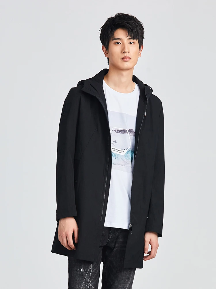 Мужская повседневная удлиненная куртка с капюшоном, однотонная, простая, осенняя ветровка, приталенная, городская, молодежная, на молнии
Мужская повседневная удлиненная куртка с капюшоном, однотонная, простая, осенняя ветровка, приталенная, городская, молодежная, на молнии