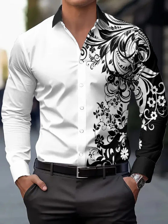 New Fashionable Slim fit Men's Long sleeved Shirt 3D Digital Printing American Retro Casual Men's shirt Trend streetwear S-5XL
New Fashionable Slim fit Men's Long sleeved Shirt 3D Digital Printing American Retro Casual Men's shirt Trend streetwear S-5XL