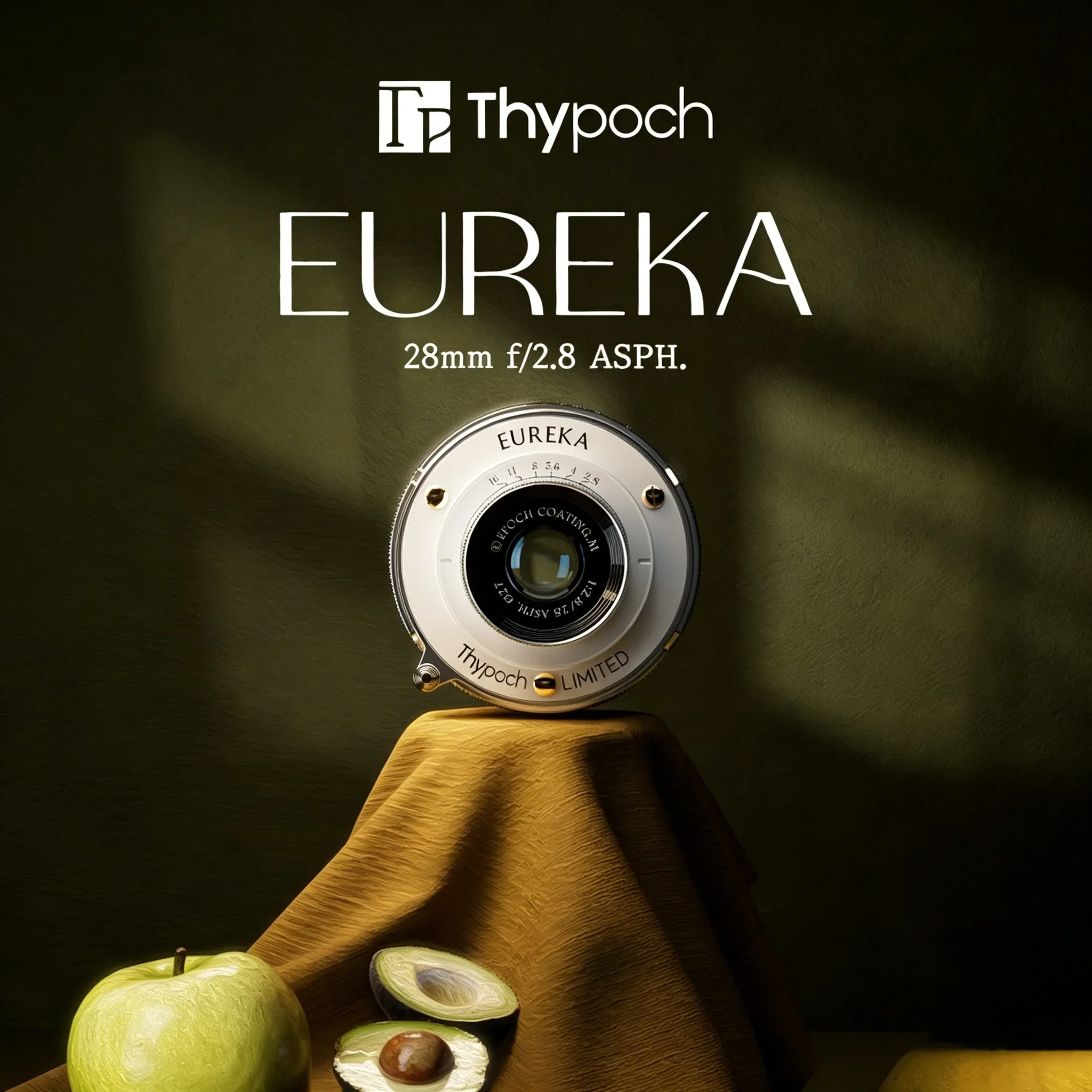 Thypoch Eureka 28mm f/2.8 ASPH. Lens Ultra-Thin Wide-Angle Prime Lens Manual-Focus For Leica M/Fuji X Cameras (White, Black)
Thypoch Eureka 28mm f/2.8 ASPH. Lens Ultra-Thin Wide-Angle Prime Lens Manual-Focus For Leica M/Fuji X Cameras (White, Black)
