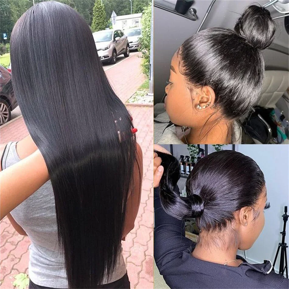 360 Lace Front Human Hair Wigs Pre Plucked 30 Inch Brazilian HD Full Lace Frontal Straight Wig Glueless Transparent Remy Hair
360 Lace Front Human Hair Wigs Pre Plucked 30 Inch Brazilian HD Full Lace Frontal Straight Wig Glueless Transparent Remy Hair