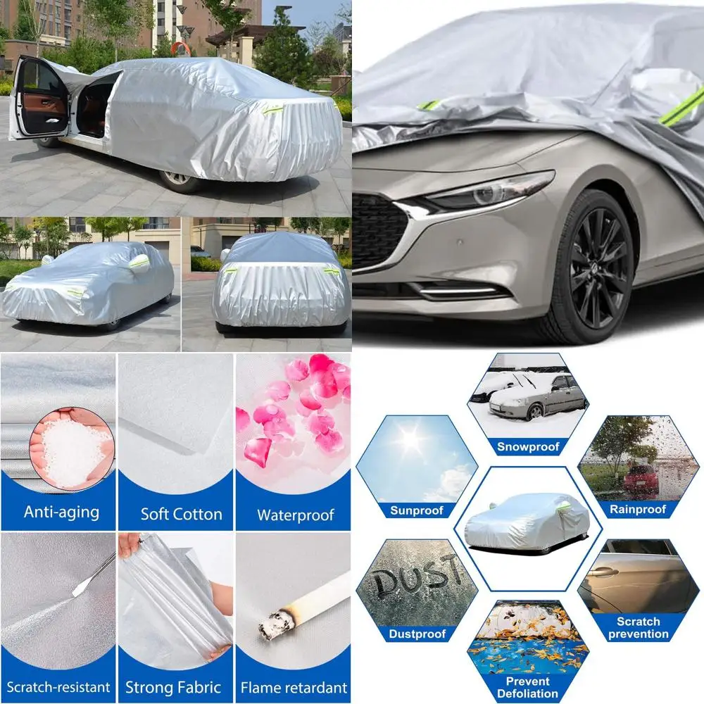 Custom-Fit 6-Layer Car Cover for Sedans 2003-2025: Waterproof, All-Weather Protection with Zippered Access
Custom-Fit 6-Layer Car Cover for Sedans 2003-2025: Waterproof, All-Weather Protection with Zippered Access